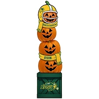 NDSU Bison 31" Stacked Pumpkin Leaner