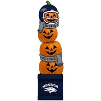 Nevada Wolf Pack 31" Stacked Pumpkin Leaner