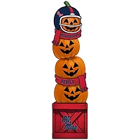 Ole Miss Rebels 31" Stacked Pumpkin Leaner