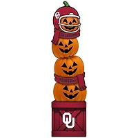 Oklahoma Sooners 31" Stacked Pumpkin Leaner