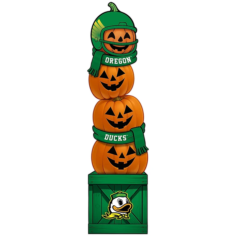 Oregon Ducks 31" Stacked Pumpkin Leaner