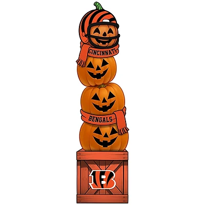 Cincinnati Bengals 31" Stacked Pumpkin Leaner