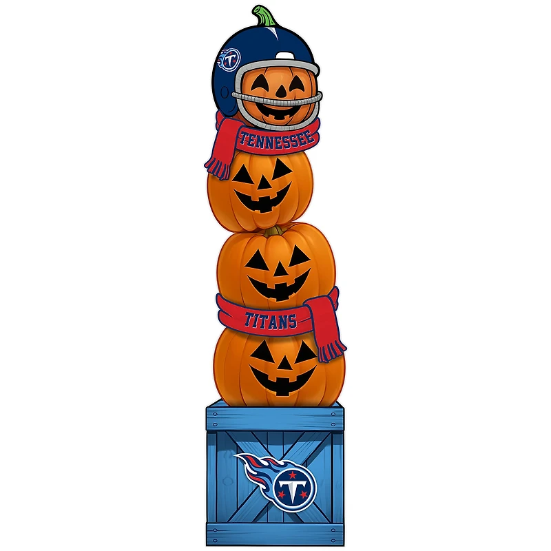 Tennessee Titans 31" Stacked Pumpkin Leaner
