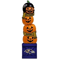 Baltimore Ravens 31" Stacked Pumpkin Leaner