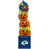 Los Angeles Rams 31" Stacked Pumpkin Leaner