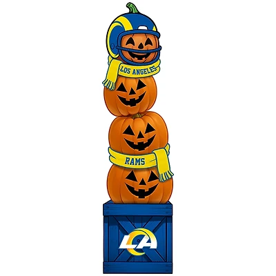 Los Angeles Rams 31" Stacked Pumpkin Leaner