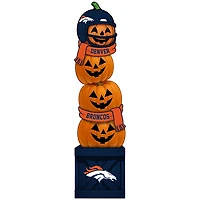 Denver Broncos 31" Stacked Pumpkin Leaner