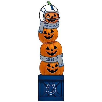 Indianapolis Colts 31" Stacked Pumpkin Leaner