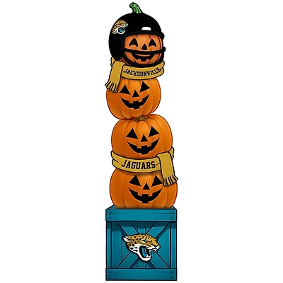 Jacksonville Jaguars 31" Stacked Pumpkin Leaner