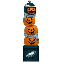 Philadelphia Eagles 31" Stacked Pumpkin Leaner