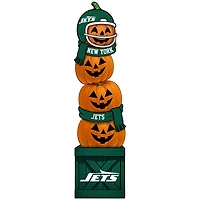 New York Jets 31" Stacked Pumpkin Leaner