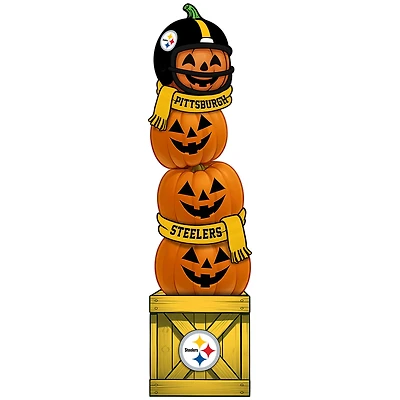 Pittsburgh Steelers 31" Stacked Pumpkin Leaner