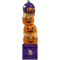 Minnesota Vikings 31" Stacked Pumpkin Leaner