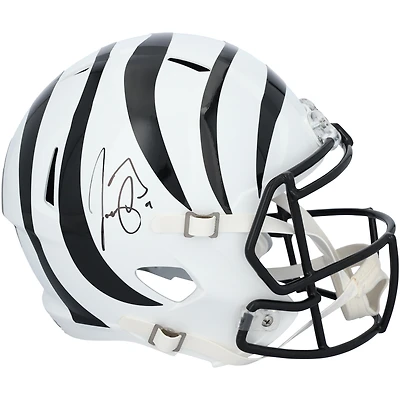 Joe Burrow Cincinnati Bengals Autographed 2022 Alternate Riddell Speed Replica Helmet with Black Signature