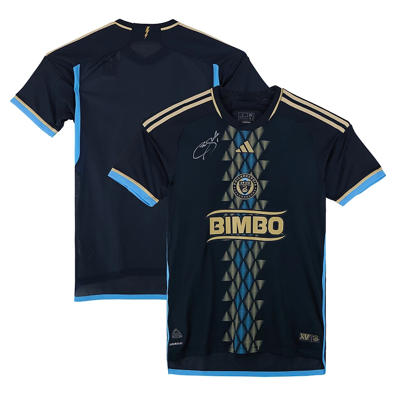 Cavan Sullivan Philadelphia Union Autographed Navy adidas 2024 Authentic Jersey - Front Signed
