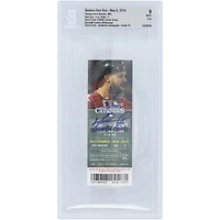 David Ortiz Boston Red Sox Autographed 2,000th Career Game Beckett Fanatics Witnessed Authenticated 9/10 Ticket from May 06, 2014 with "2000th Game" Inscription