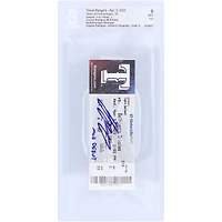 Grayson Rodriguez Baltimore Orioles Autographed MLB Debut Beckett Fanatics Witnessed Authenticated /10 Ticket from April 5