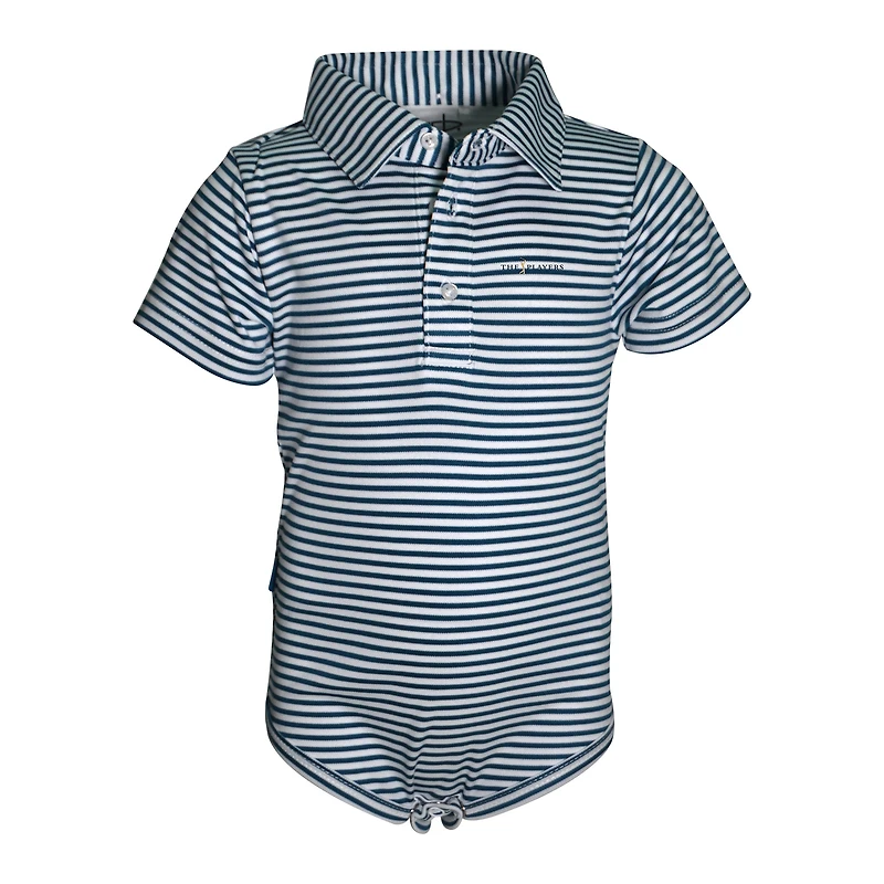 Infant Garb Navy THE PLAYERS Carson Polo Bodysuit