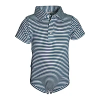 Infant Garb Navy THE PLAYERS Carson Polo Bodysuit