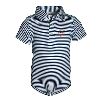 Girls Infant Garb Navy Arnold Palmer Invitational Carson Polo Bodysuit