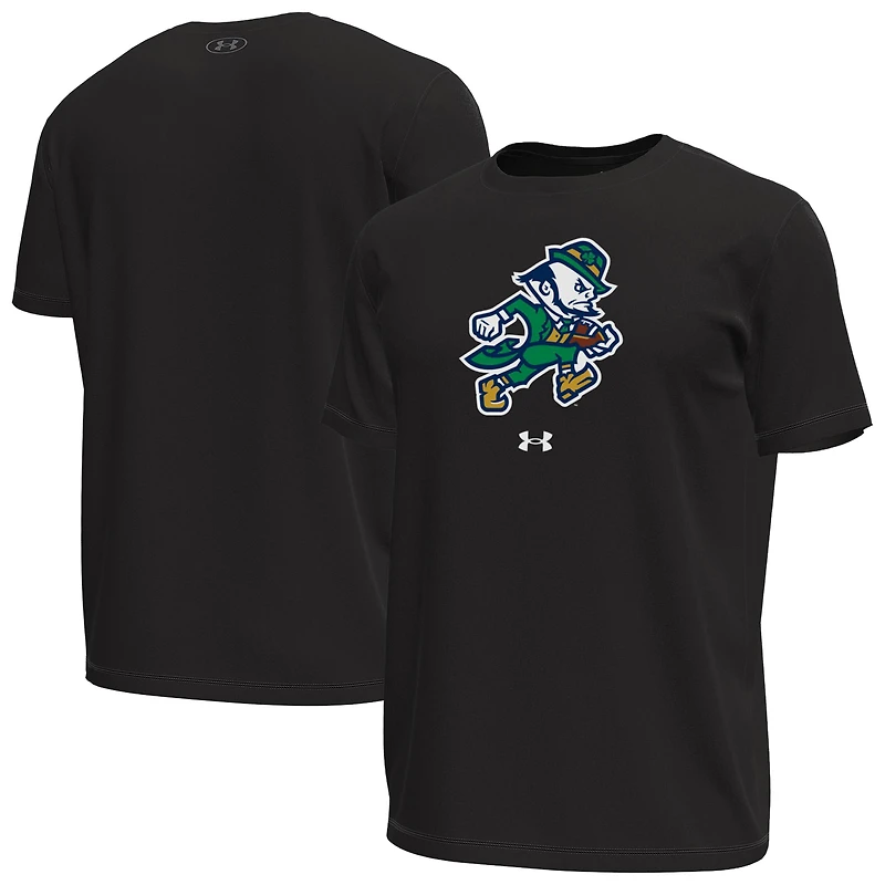 Men's Under Armour  Black Notre Dame Fighting Irish Tech Stretch T-Shirt