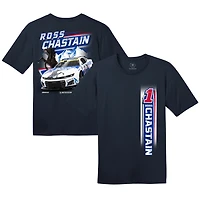 Men's Trackhouse Racing Team Collection  Navy Ross Chastain Busch Light Retro Car T-Shirt
