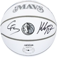 Klay Thompson & Cooper Flagg Dallas Mavericks Autographed Wilson 2024-25 City Edition Collector Basketball