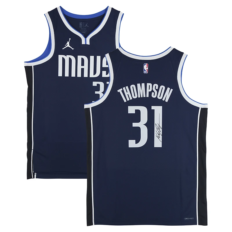 Klay Thompson Dallas Mavericks Autographed Nike Blue Statement Edition Swingman Jersey