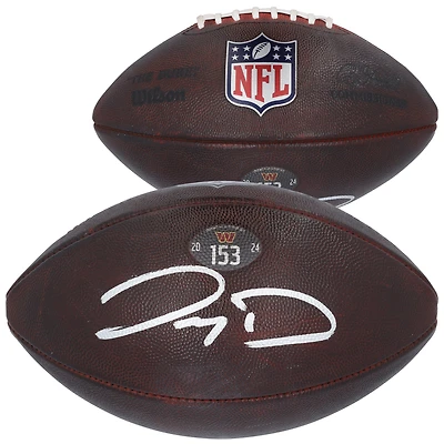 Authentic Game-Used: Jayden Daniels Washington Commanders Autographed Wilson Football