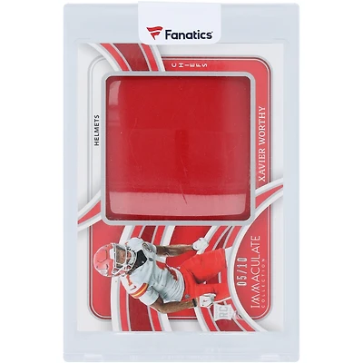 Xavier Worthy Kansas City Chiefs 2024 Panini Immaculate Jumbo Helmet Relic #RJL-XWY #5/10 Rookie Card
