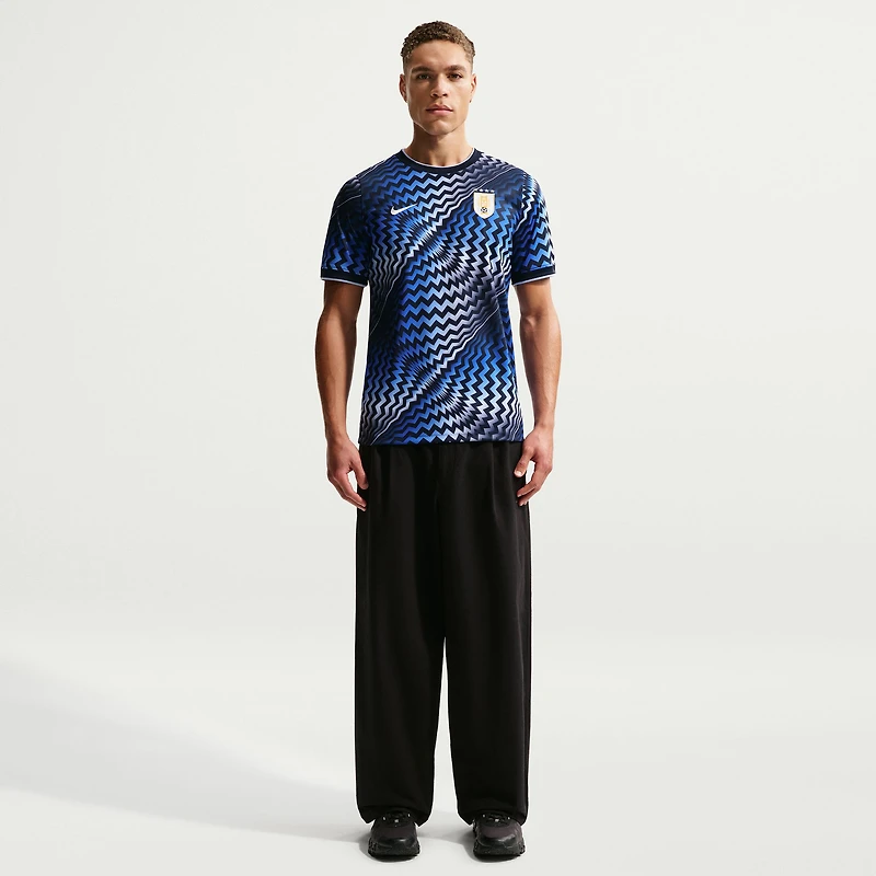 Men's Nike Blue Uruguay National Team 2026 Academy Pro Pre-Match Top