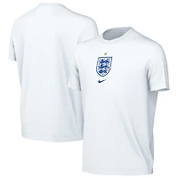 Youth Nike White England National Team Crest T-Shirt