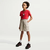 Youth Nike Red South Korea National Team Crest T-Shirt