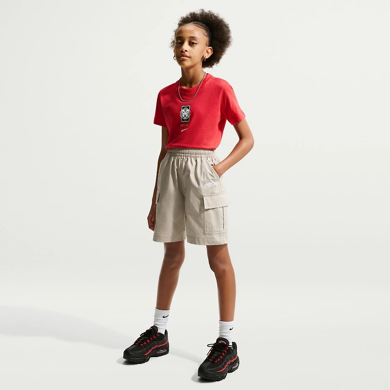 Youth Nike Red South Korea National Team Crest T-Shirt
