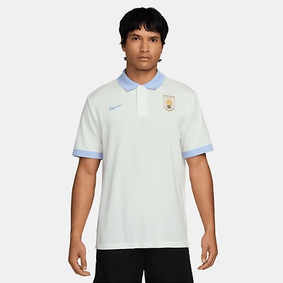 Men's Nike White Uruguay National Team Dri-FIT Polo