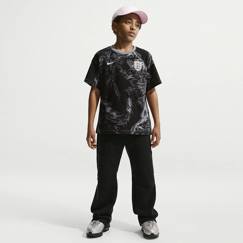 Youth Nike Gray England National Team Allover Print T-Shirt