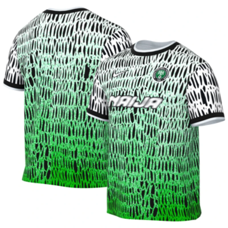 Men's Nike Black Nigeria National Team x Slawn 2026 Dri-FIT Pre-Match Top