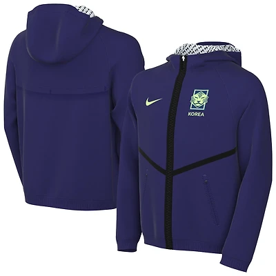 Youth Nike Purple South Korea National Team 2026 Anthem Full-Zip Hooded Jacket
