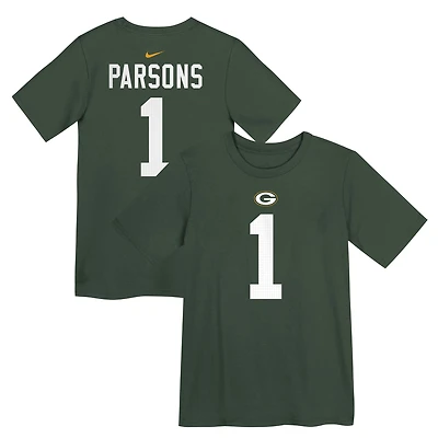 Preschool Nike Micah Parsons Green Bay Packers Name & Number T-Shirt