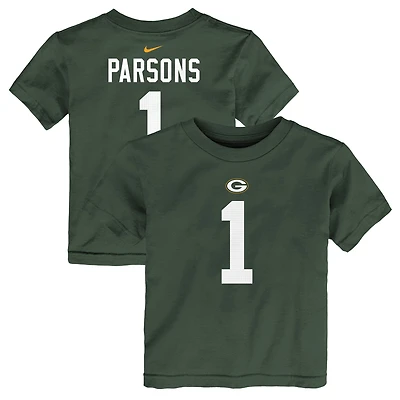Toddler Nike Micah Parsons Green Bay Packers Name & Number T-Shirt