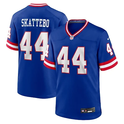 Men's Nike Cam Skattebo Royal New York Giants Alternate 2 Legacy Game Jersey