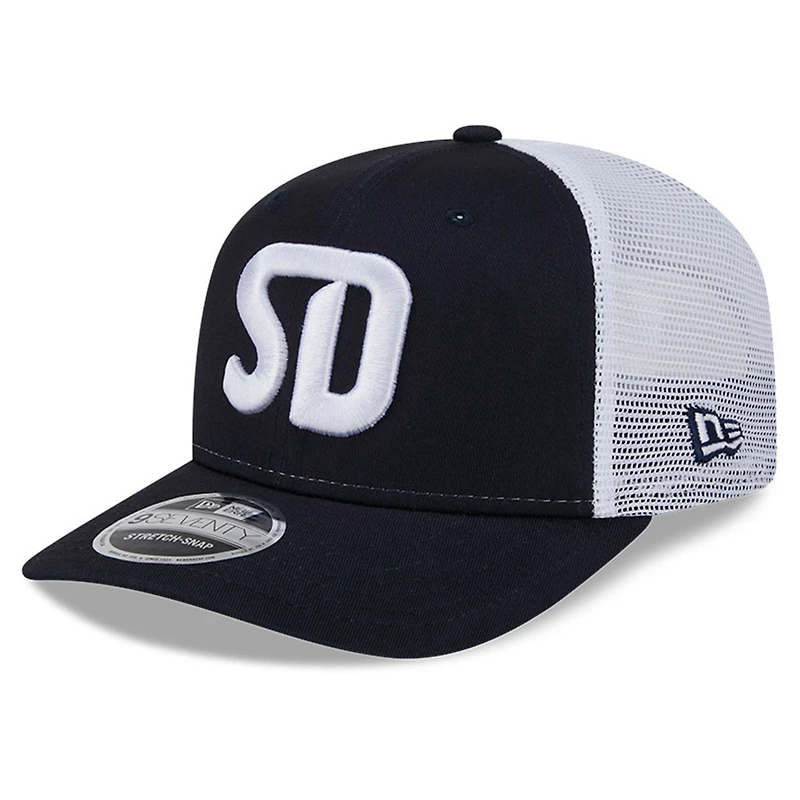 Men's New Era  Navy San Diego FC  9SEVENTY Adjustable Trucker Hat