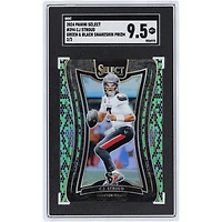 C.J. Stroud Houston Texans 2024 Panini Select Green & Black Snakeskin Prizm #394 #2/2 SGC Authenticated 9.5 Card