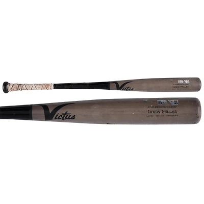 Drew Millas Washington Nationals Game-Used Gray and Black Victus Broken Bat vs. San Francisco Giants on August 9, 2025