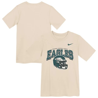 Preschool Nike  Natural Philadelphia Eagles Vintage Easy Lane T-Shirt