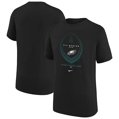 Youth Nike  Black Philadelphia Eagles Icon Legend Dri-FIT T-Shirt