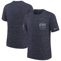 Youth Nike  Navy Chicago Bears Sideline Velocity Dri-FIT T-Shirt