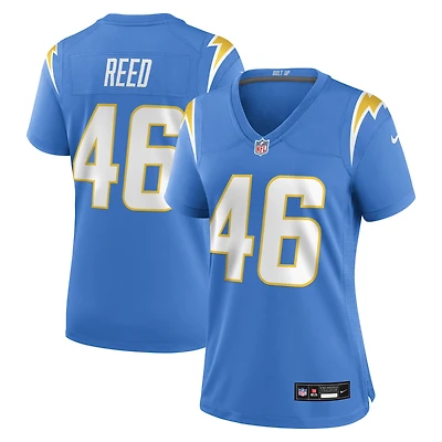 Women's Nike Nikko Reed  Powder Blue Los Angeles Chargers Team Game Jersey