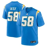 Men's Nike Marlowe Wax  Powder Blue Los Angeles Chargers Team Game Jersey