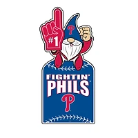 Philadelphia Phillies 30" Metal Gnome 3-in-1 Outdoor Yard Sign